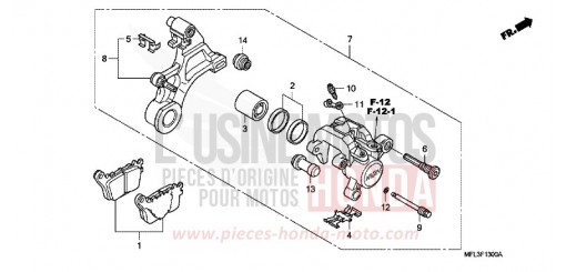 ETRIER DE FREIN ARRIERE CBR1000RRB de 2011